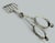Antique Vintage English Sterling Silver Asparagus Tongs Ben Wade Sheffield 1921 For Sale - Image 4 of 9