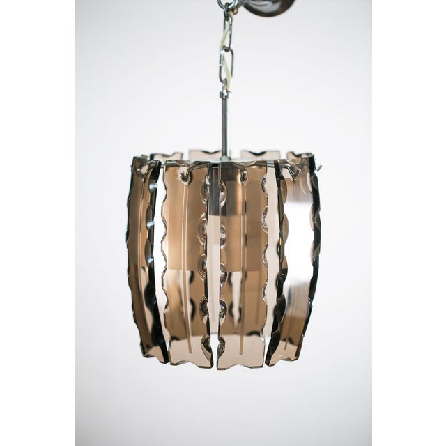 Vintage Italian Murano Glass Pendant Lamp from Veca, - 1970s For Sale - Image 10 of 10
