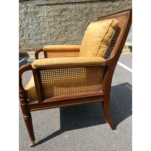 1940s Sophistication Reimagined: Theodore Alexander Althorp Living History Style Armchairs For Sale - Image 12 of 12