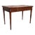 French Empire Style Mahogany Bronze Mounted Writing Desk, Leather Top Circa 1940 For Sale