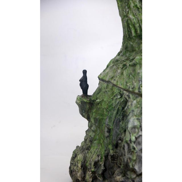 Expresionist Ceramic and Bronze Bust Sculpture by Óscar Aldonza Torres, 2021 For Sale - Image 16 of 18