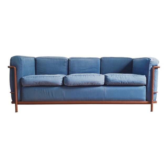 LC2 Sofa by Le Corbusier for Cassina, 1980s For Sale
