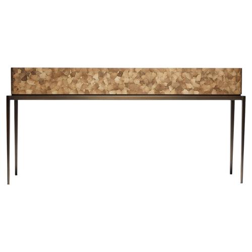 Jaya Console Table with Burned Eggshell Top by Reda Amalou Design For Sale - Image 9 of 9
