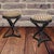 American c.2000 Nancy Corzine Carved Hardwood Tripod Base Stool. For Sale - Image 3 of 10