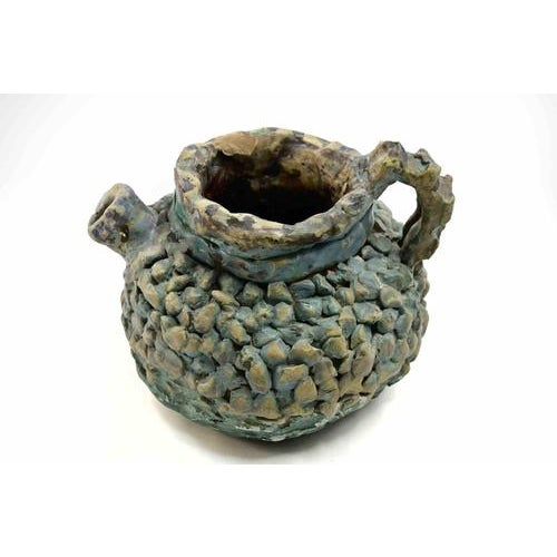 1960s Sirio Pellegrini, Jug Sculpture, Painted Terracotta, 1960s For Sale - Image 5 of 5