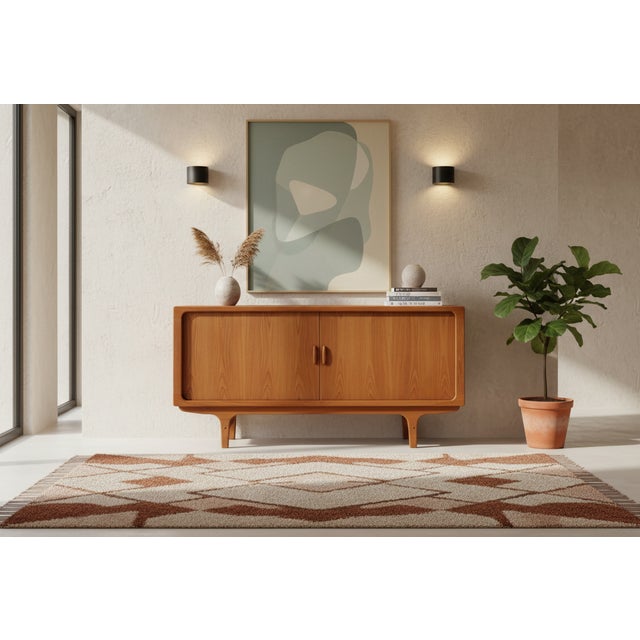 Danish Sideboard in Teak with Louvered Doors from Dyrlund, 1960s For Sale - Image 14 of 15