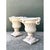 Sculpture Materials Vintage Carved Stone Urns - Pair For Sale - Image 7 of 14