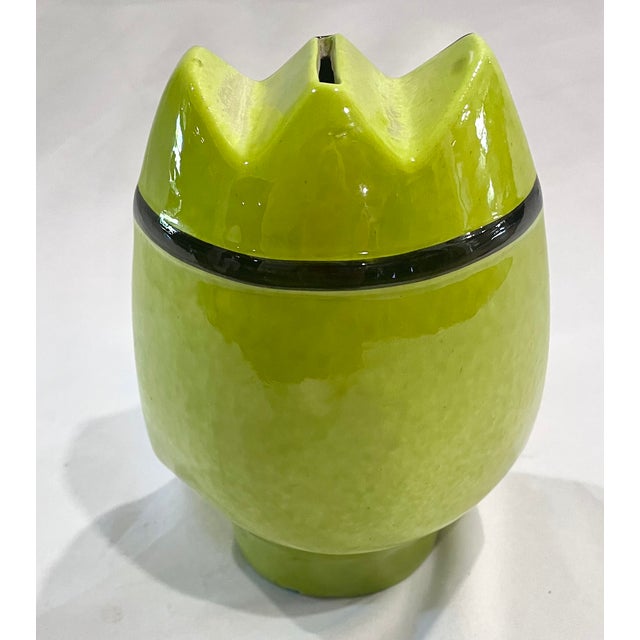 20th Century MCM Baldelli Italian Ceramic "Queen" Face Bank For Sale - Image 9 of 11