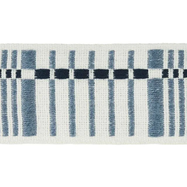 With its offset, satin weave stripes and play on geometry, this tape adds a unique, textural element and a graphic, modern...