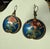 1980s Vintage Cloisonné Round Enameled Earrings by Siti - Set of 2 For Sale - Image 4 of 9
