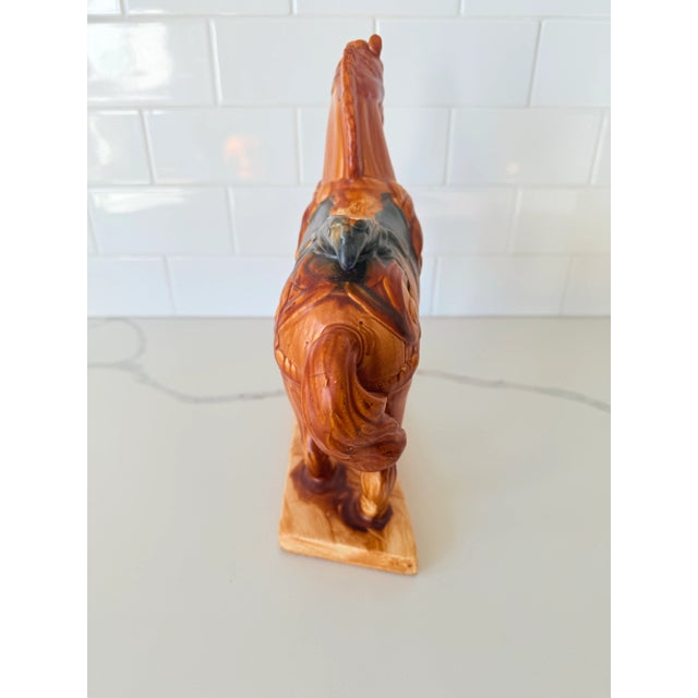 Ceramic Early 20th Century Ceramic Horse Figurine For Sale - Image 7 of 8
