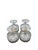 Mid-Century Modern Vintage Annahutte Bleikristall Cut Crystal Champagne Coupes With Brass Collars - Set of 4 For Sale - Image 3 of 6