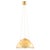 Metal Ceiling Lamp with Dome-Shaped Brass Shade and Glass Diffuser from Paavo Tynell, 1952 For Sale - Image 7 of 7