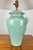 Ceramic Mid Century Modern Celedon Crackle Glaze Ginger Jar Table Lamp For Sale - Image 7 of 11