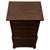 Antique English Oak Chest-on-Chest Tallboy with Brass Handles For Sale - Image 6 of 14