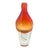 Glass Murano-Style Sommerso Art Glass Vase With Amber Overlay and Internal Swirl, 12" For Sale - Image 7 of 10