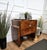 Vintage Italian Art Deco Veneer Burl Wood Dry Bar Cart Cabinet, 1950s For Sale - Image 3 of 10
