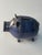 1980s Blue Pig Ceramic Piggy Bank For Sale - Image 4 of 4