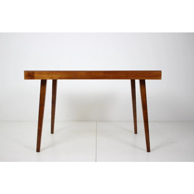 - Made in czechoslovakia - Made of wood - One board missing - High gloss - The legs can be dismantle - Good, original...