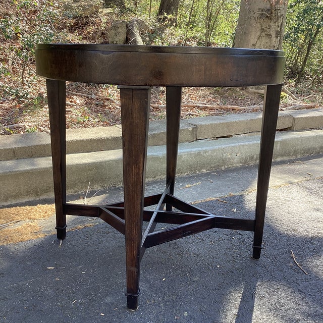 Baker Furniture Company Milling Road Baker Furniture Tea Table or Occasional Side Table For Sale - Image 4 of 9