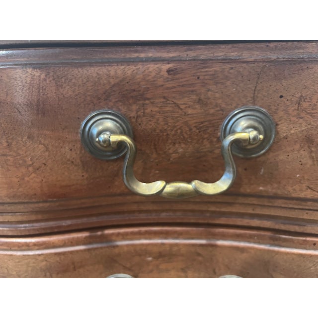 Chestnut Set of Matching Nightstands, 1965 Davis Cabinet Co. For Sale - Image 8 of 10