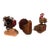 Vintage Handmade Folk Art Thanksgiving Turkeys — Set of 3 For Sale