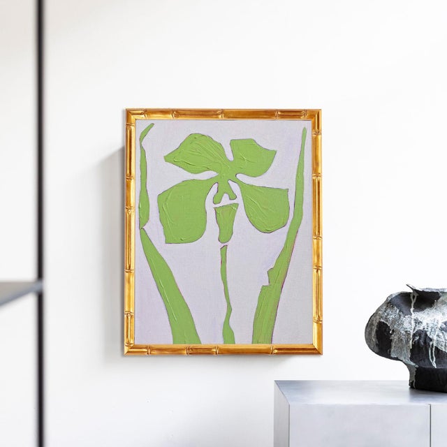 Artist: Tatiana Duperault Medium: Acrylic on canvas Framed Size: 13” W x 16” H Style: Botanical, minimalist, modern...