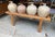 1970s Late 19th Century Mediterranean Olive Jugs With Stand - 5 Piece Set For Sale - Image 5 of 12