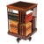 Antique Edwardian Flame Mahogany Revolving Bookcase, Early 20th Century For Sale - Image 10 of 10