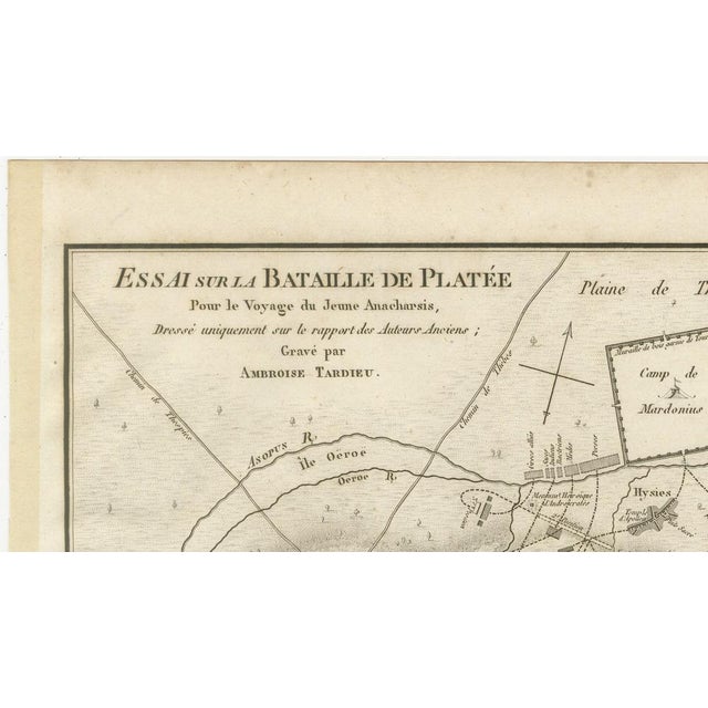 Early 19th Century Ancient Greece Battle of Plataea Military Map from Ambroise Tardieu, 1825 For Sale - Image 5 of 9