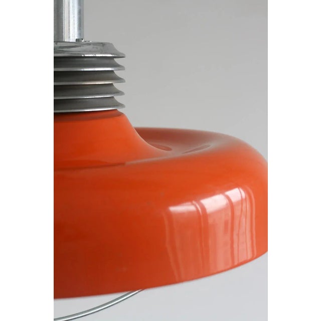 Red Vintage Pendant Lamp, 1960s For Sale - Image 8 of 9