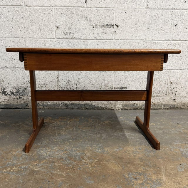 Mid 20th Century Kai Kristiansen Danish Modern Teak Side Table for Vildbjerg, 1950's For Sale - Image 5 of 8