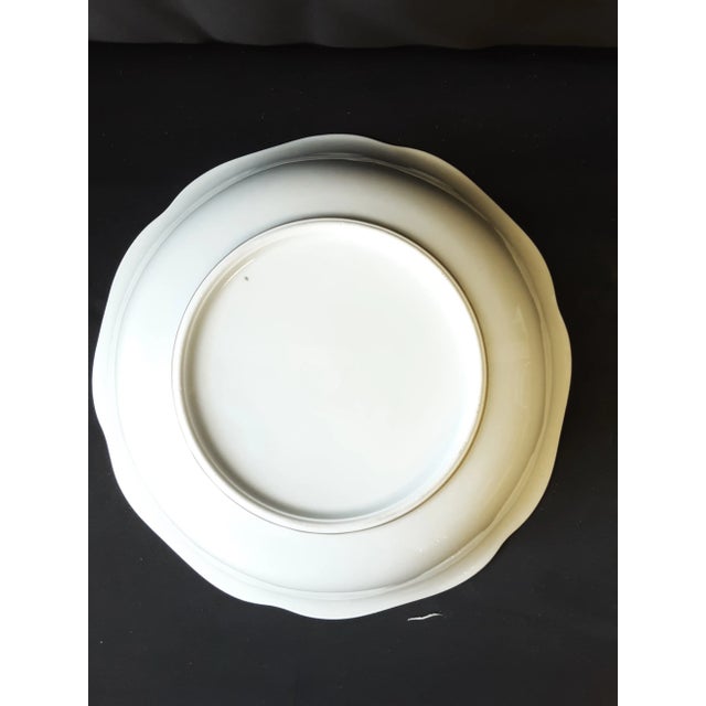 1900 - 1909 Vintage Kpm Large Serving Bowl and Serving Platter Set- 2 Pieces For Sale - Image 5 of 7