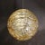 Mid-Century Modernist Smoked Amber Molten Banded Murano Glass Pendant Chandelier For Sale - Image 12 of 12