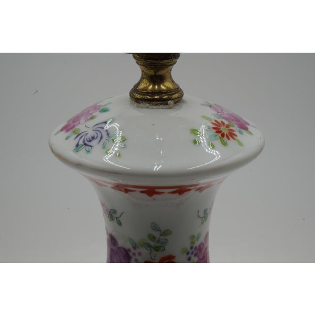 Vintage Chinese Porcelain Table Lamps - a Pair For Sale - Image 9 of 10