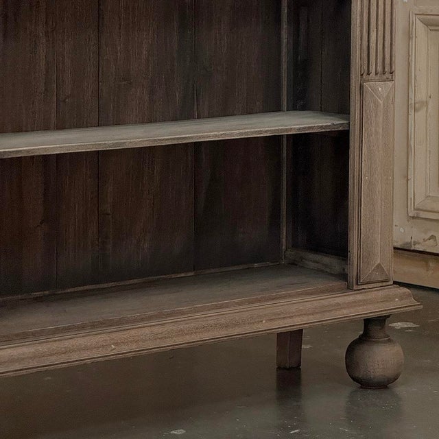 19th Century Renaissance Revival Stripped Oak Open Bookcase For Sale - Image 9 of 18
