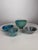Mid-Century Modern Vintage Handmade Ceramic Bowls, 1980s, Set of 4 For Sale - Image 3 of 17