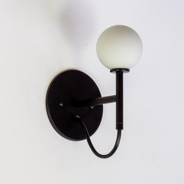 Loop Sconce Black, Modern, by Research.Lighting, Modern, Minimal For Sale - Image 11 of 11