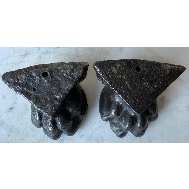 19th Century Cast Iron Furniture Feet Set of 2 Chairish