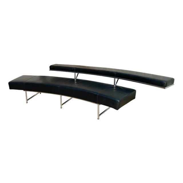 Monte Carlo Leather Sofa by Eileen Gray for Classicon, 1990s For Sale