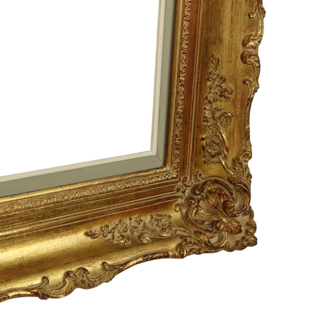 Large Baroque Style Gilt Wood Frame, 1920s For Sale - Image 11 of 17