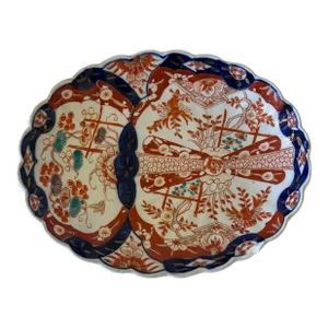 Vintage Scalloped Japanese Imari Bowl