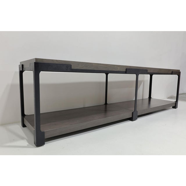 Holly Hunt Tudor Console, Custom Size 104" Wide For Sale In Dallas - Image 6 of 9