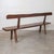 Elm wood bench Attributed to Olavi Hanninen, 1950s For Sale In Los Angeles - Image 6 of 16