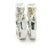 Convertible 5 Carat Black and White Diamond 18k Gold Ball Earrings, Pair For Sale - Image 14 of 18