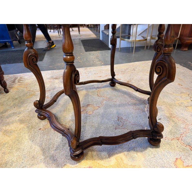 1930s French Walnut Center Table For Sale In Boston - Image 6 of 6