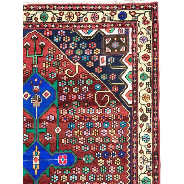 Vintage Persian Malayer Rug – Size: 4' 7" X 9' 3" For Sale - Image 4 of 11