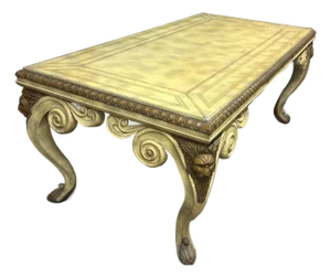 Mid 20th Century Maitlin Smith Carved Lion Desk/Table