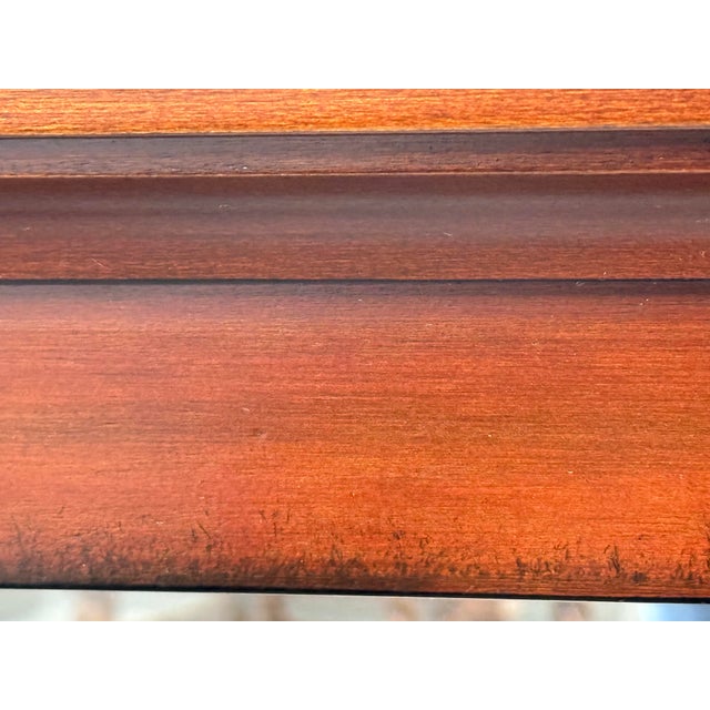 Wood Omexey Home Furnishings Cherry Wood Wall Mirror For Sale - Image 7 of 12