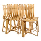 Knoll Mid Century Hat Trick Chairs - Set of 4 For Sale